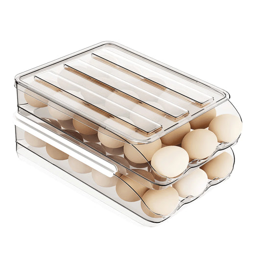 2 Layer Rolling Egg Tray & Storage Container