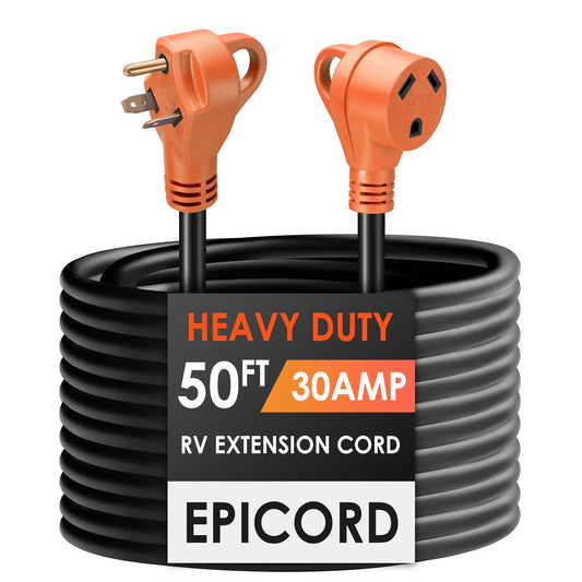 50Ft 30Amps RV Extension Cord w/  LED Indicator Light