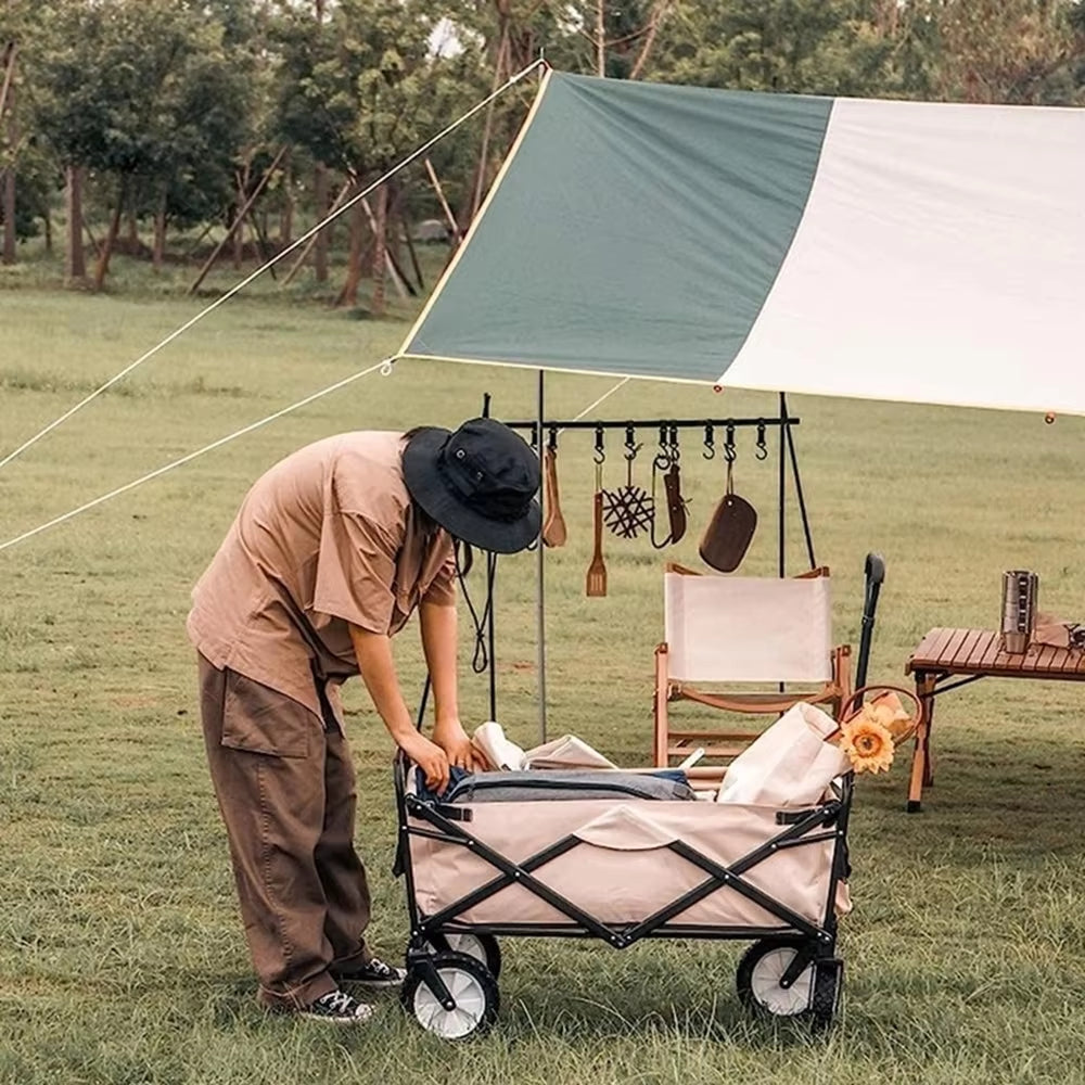 Large Capacity Folding Storage Trolley