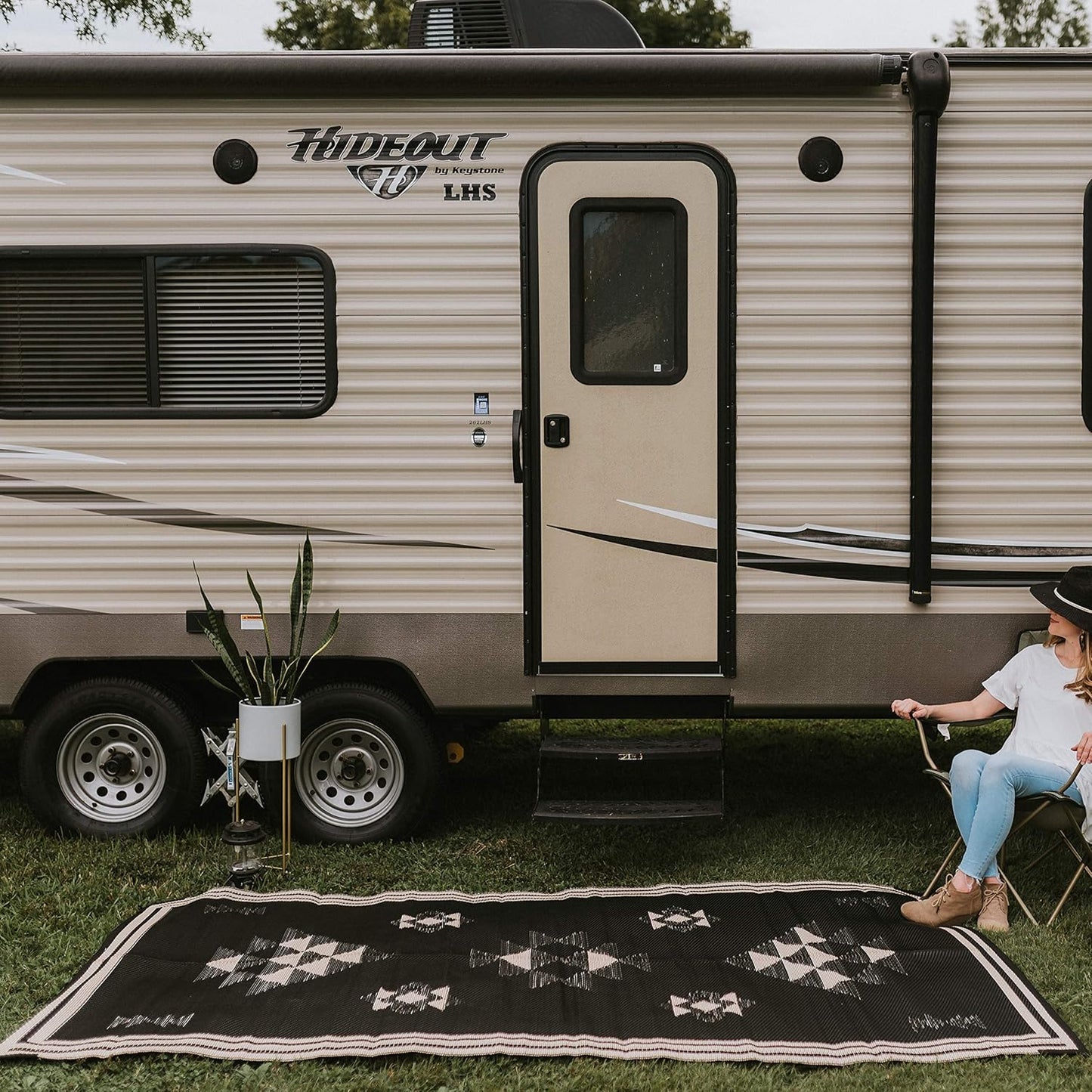 5X8 Outdoor Waterproof RV Mat 