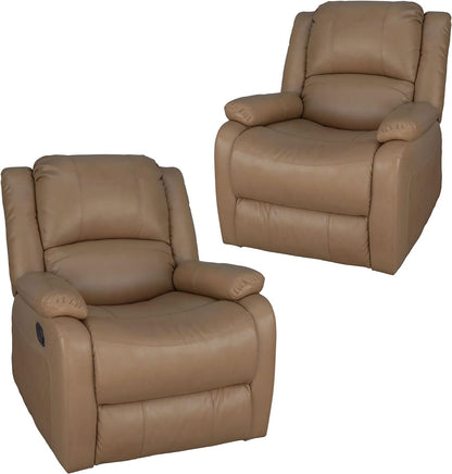  30" Swivel Glider RV Recliner (Toffee, 2-Pack)