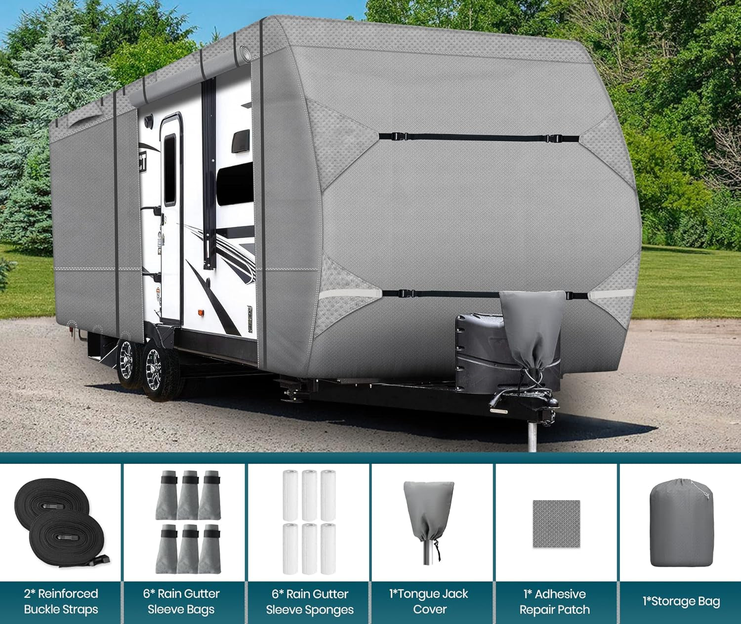 Heavy Duty RV Cover 20'-22' 