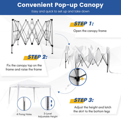 10 X 10 Feet Outdoor Pop-Up Canopy 