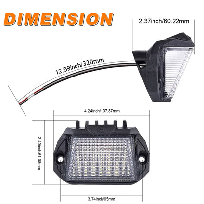 12V Aluminum LED RV Exterior Porch Utility Light